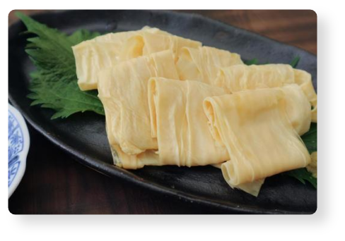 出来たて湯葉のイメージ